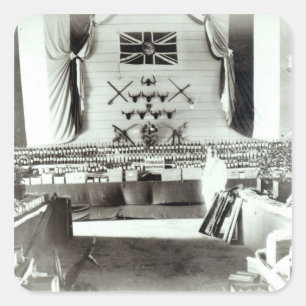 Adesivo Quadrado Exposição de Trinidad and Tobago, 1890