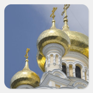 Adesivo Quadrado Exterior da Catedral de São Alexandre Nevsky