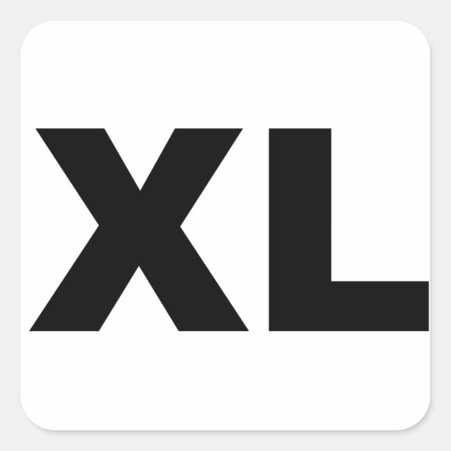 Adesivo Quadrado Extra grande (Frente)