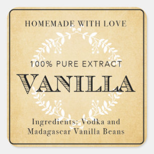 Adesivo Quadrado Extrato Homemade Vanilla VE005_04sq