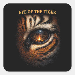 Adesivo Quadrado Eye of the Tiger