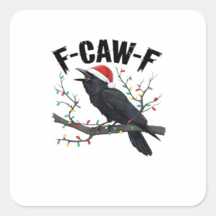 Adesivo Quadrado F Caw F Estilo Casual Criativo Essencial