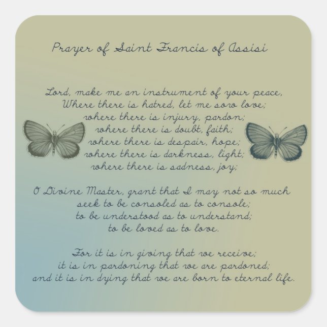 Adesivo Quadrado Faça-Me Um Instrumento (Frente)