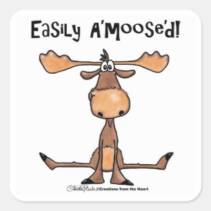 Adesivo Quadrado Facilmente A'moose