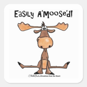 Adesivo Quadrado Facilmente A'moose'd