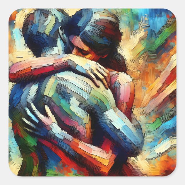 Adesivo Quadrado Faltando você | Embalagem do Lover (Frente)