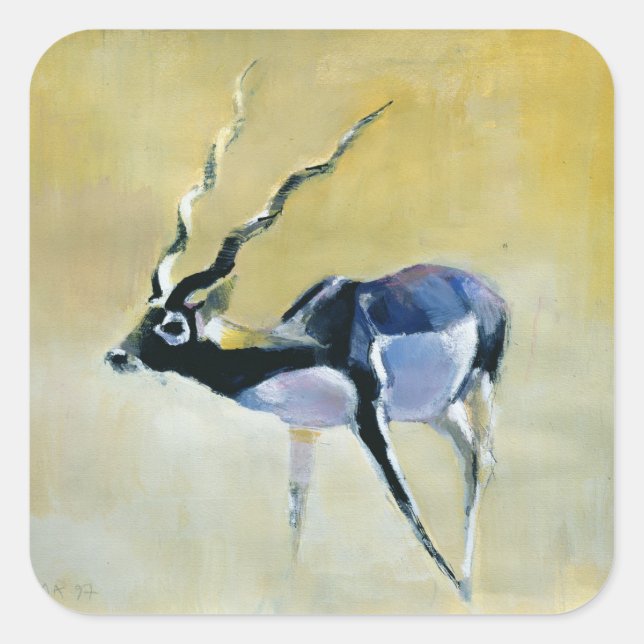 Adesivo Quadrado Fanfarrão preto Velavadar 1997 (Frente)