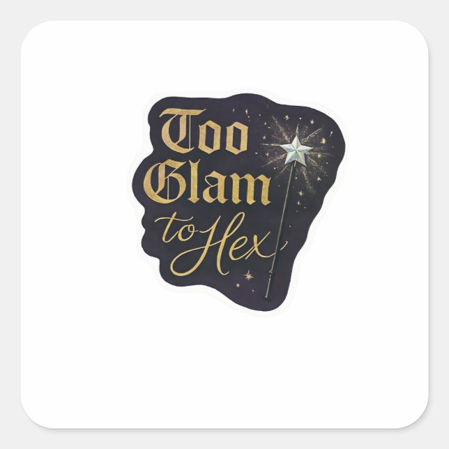 Adesivo Quadrado Fantasia Whimsigoth Florestas Místicas, Luas & Mag (Frente)