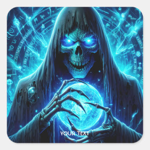 Adesivo Quadrado Fantasy Cute Hood Blue Eyes