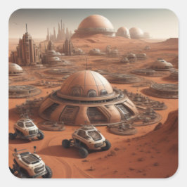 Adesivo Quadrado Fantasy Lands