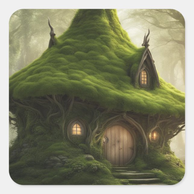 Adesivo Quadrado Fantasy Lands (Frente)