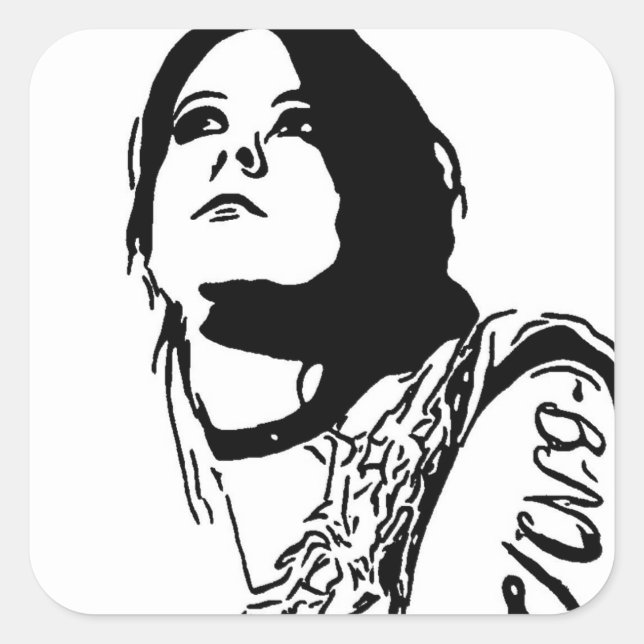 Adesivo Quadrado Faraway Stare (Frente)