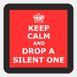 Adesivo Quadrado Farinha engraçado