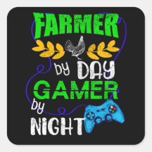 Farmer by Day Gamer by Night
