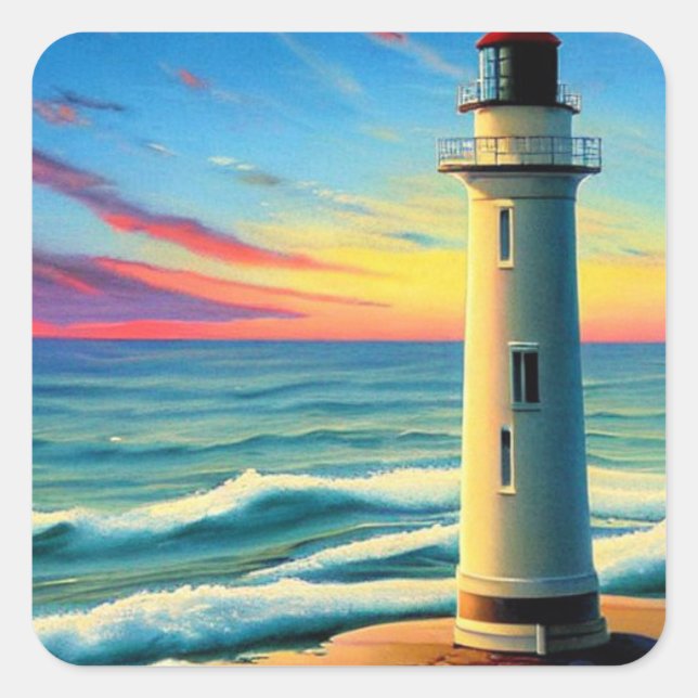 Adesivo Quadrado Farol (Frente)