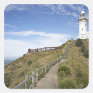 Adesivo Quadrado Farol de Cape Byron, Cape Byron (2 da Austrália