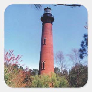 Adesivo Quadrado Farol de Currituck