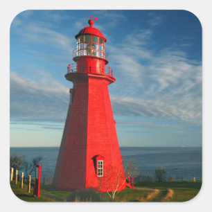 Adesivo Quadrado Farol Matane de Martre do La no Gaspe