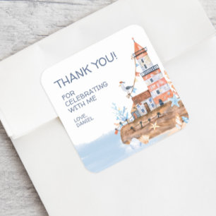 Adesivo Quadrado Farol Personalizado Náutico