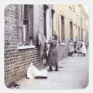 Adesivo Quadrado Favelas de Londres