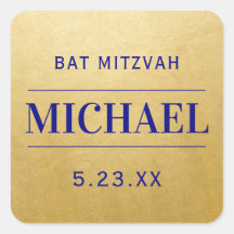 Favor Moderno de Nome de Aniversário de Mitzvah Do