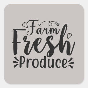 Adesivo Quadrado Fazenda fresco produz arte