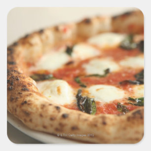 Adesivo Quadrado Fecho de uma pizza inteira