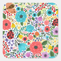 Fecho-Vedante Floral Doce e Colorida