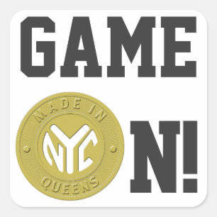 Adesivo Quadrado Feito Em Nova York Queens