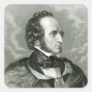 Adesivo Quadrado Felix Mendelssohn 2