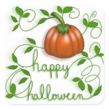 Feliz Abóbora de Halloween Vinha