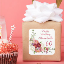 Feliz Aniversário do Flor de Pênia Branca Rosa
