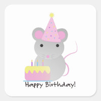 Feliz Aniversário, Rato do Festa de Feliz