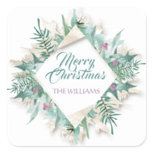 Feliz Belo Natal Feliz Feriados Diamond White