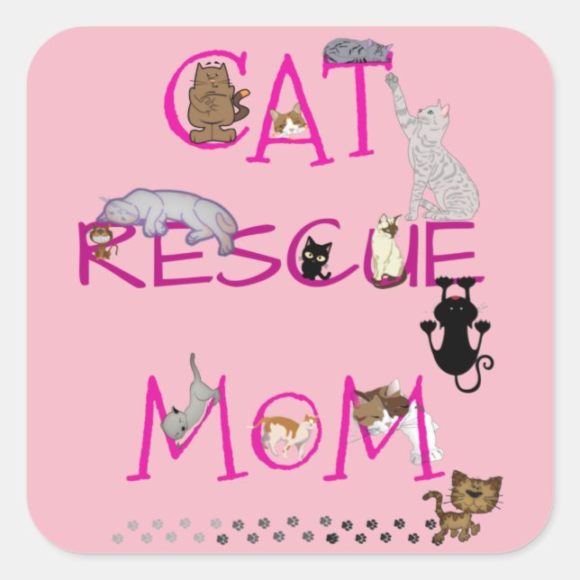 Adesivo Quadrado Feliz Dia Da Mãe Para Resgatar A Mãe! (Frente)