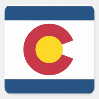 Adesivo Quadrado Feliz Dia do Colorado!