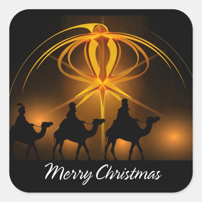 Adesivo Quadrado Feliz Natal 92 (Frente)