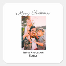 Feliz Natal foto do amor moderno família simples m