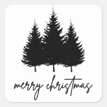 Feliz Natal minimalista Férias