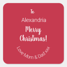 Feliz Natal Personalizado Da Mãe E Pai