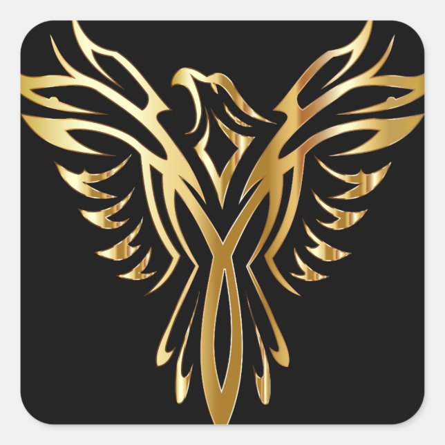 Adesivo Quadrado fênix- (Frente)