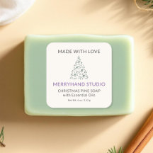 Feriado de Creme de Sabão de Pinho de Natal