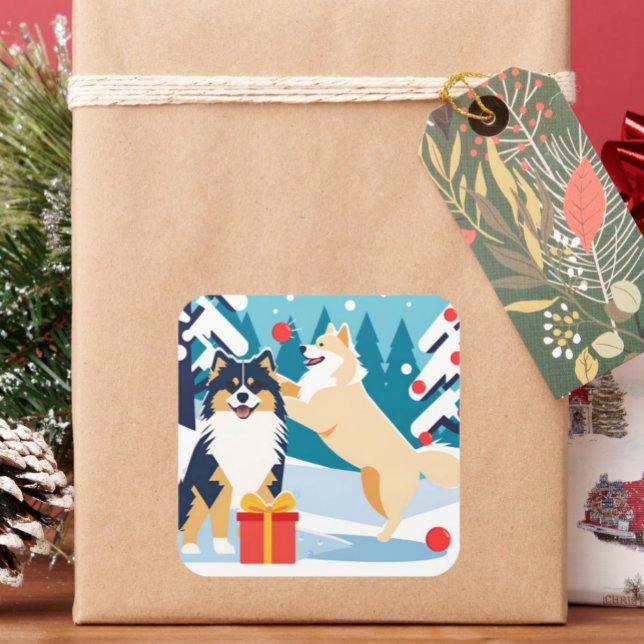 Adesivo Quadrado Férias FINLANDESAS EM 2024 (Criador carregado)