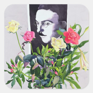 Adesivo Quadrado Fernando Pessoa