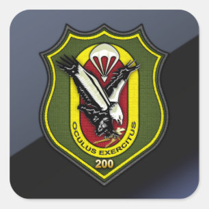 Adesivo Quadrado Fernspählehrkompanie 200 [FSLK200]