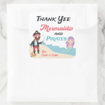 Festa de aniversário comum Sereia e Pirata Obrigad