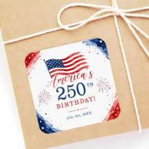 Festa de Aniversário de 250 anos dos EUA América e