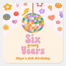 Festa de aniversário de 6 de Bola Disco com Seis A