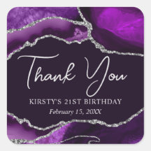 Festa de aniversário de agitação com brilho púrpur