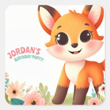 Festa de aniversário de Raposa Bonita para Criança